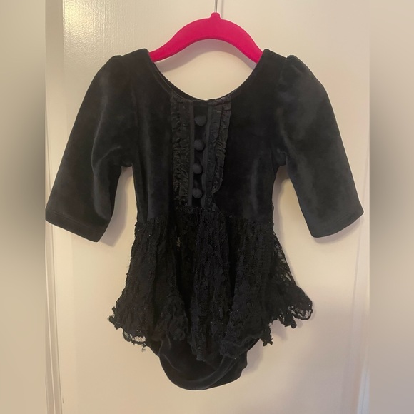 numi Other - 12-18month Black Velvet And Lace Numi Dress